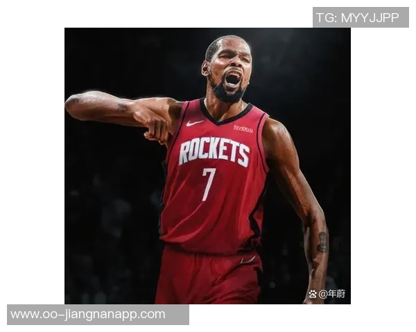 火箭战胜骑士杜兰特与阿门击掌瞬间成胜利海报焦点